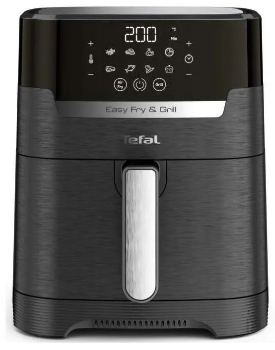 Tefal - Forró levegős sütő 4,2 l EASY FRY&amp;GRILL 2in1 1550W/230V fekete