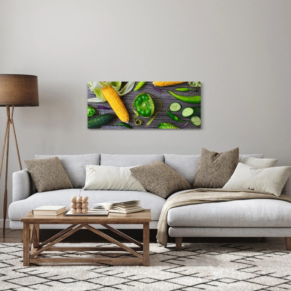 Zöldség képe (120x50 cm)