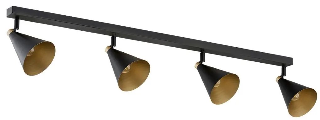 Argon 1817 - Spotlámpa LUCINDA 4xE14/7W/230V fekete