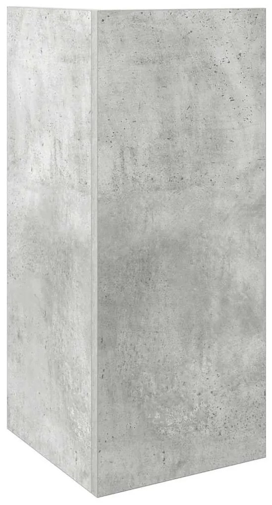 2 db betonszürke kisasztal polccal 25,5 x 27 x 60 cm