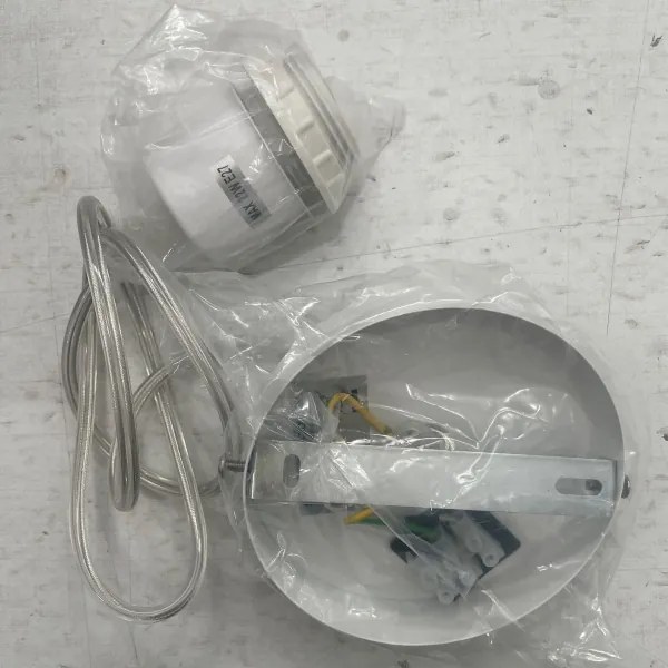 ONLI - Csillár zsinóron RICKY 1xE27/15W/230V átm. 40 cm fehér