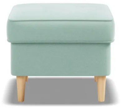 Uszak lábtartó, bársony, kék