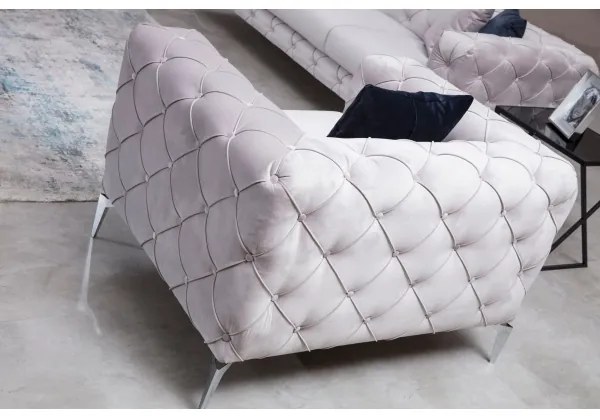 Fotel EUGEN világosszürke