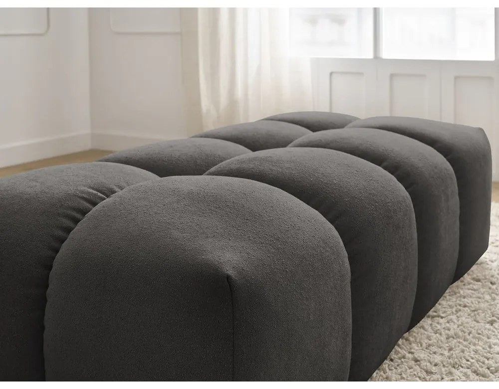 Sötétszürke zsenília lábtartó Everest – Bobochic Paris