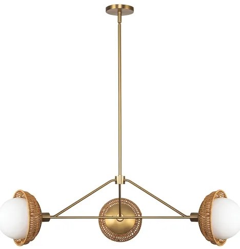 Alora Mood ALM-PERTH3-GD - PERTH rudas csillár 3xE14/40W/230V arany