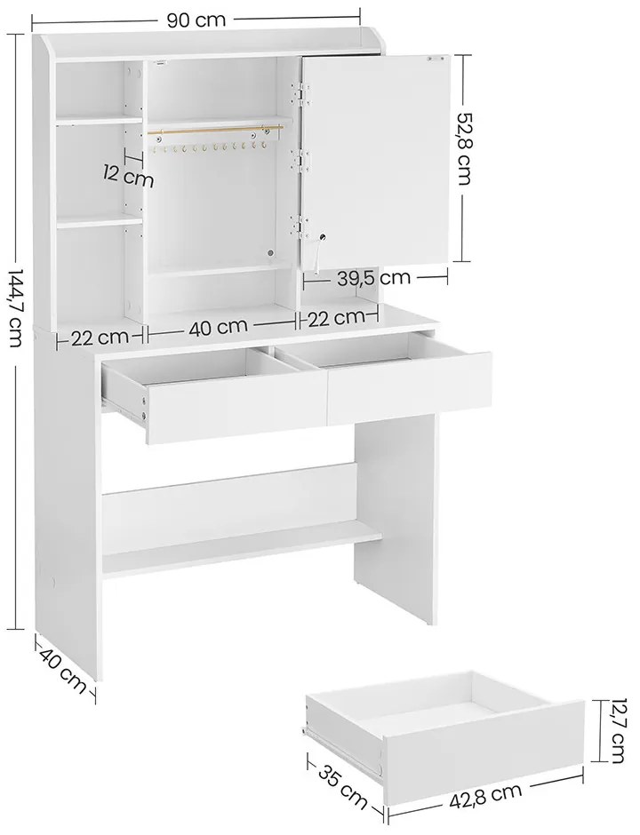 Paris fésülködőasztal