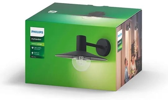 Philips 17382/30/PN - Kültéri lámpa MYGARDEN SKUA 1xE27/42W/230V IP44