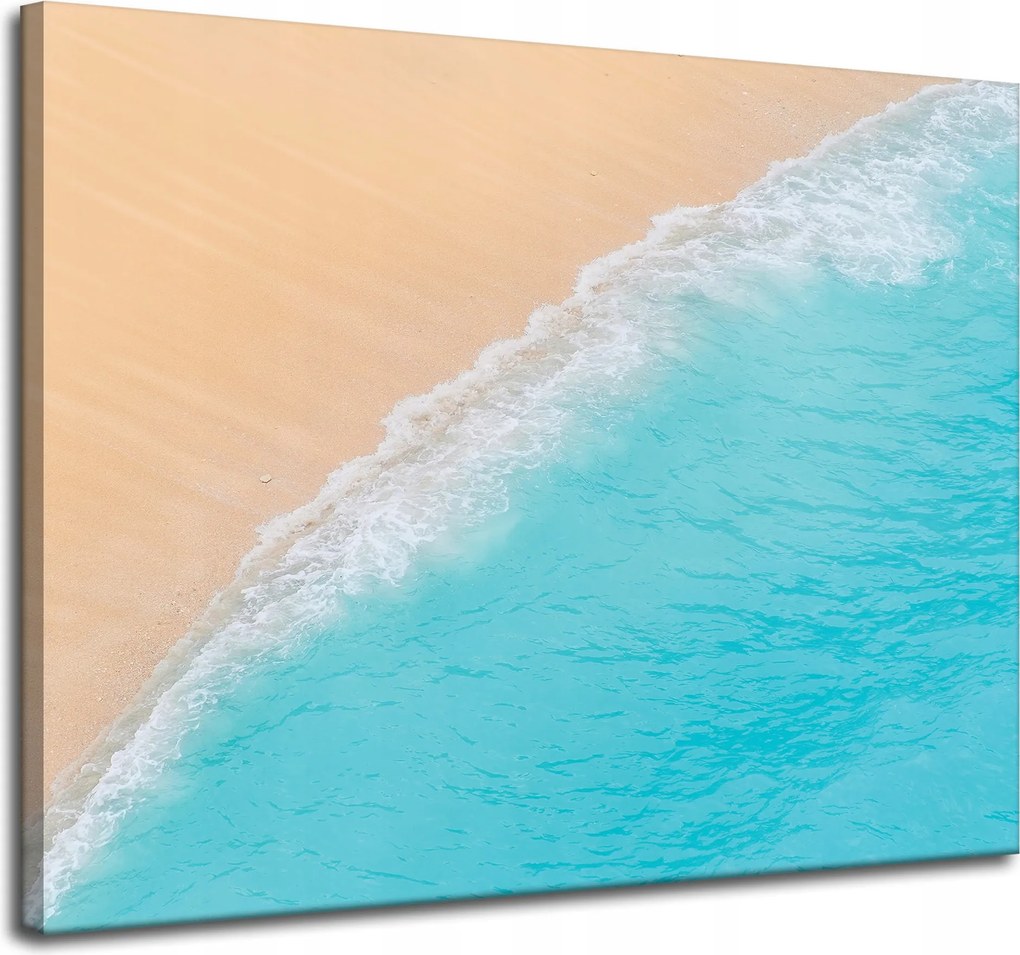 Vászonkép Tengerpart Csendes Víz Nap 100x80 cm Ideális ajándék