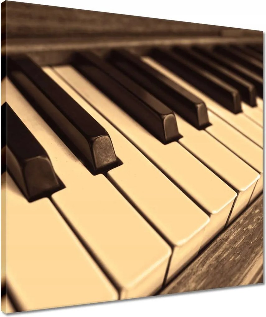 Vászonkép 50x50 Billentyűzet Zongora
