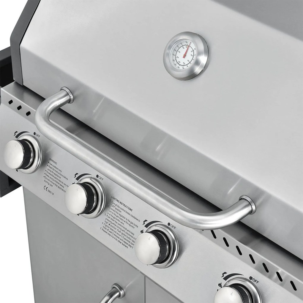 Juskys Kansas gázgrill 4 égővel