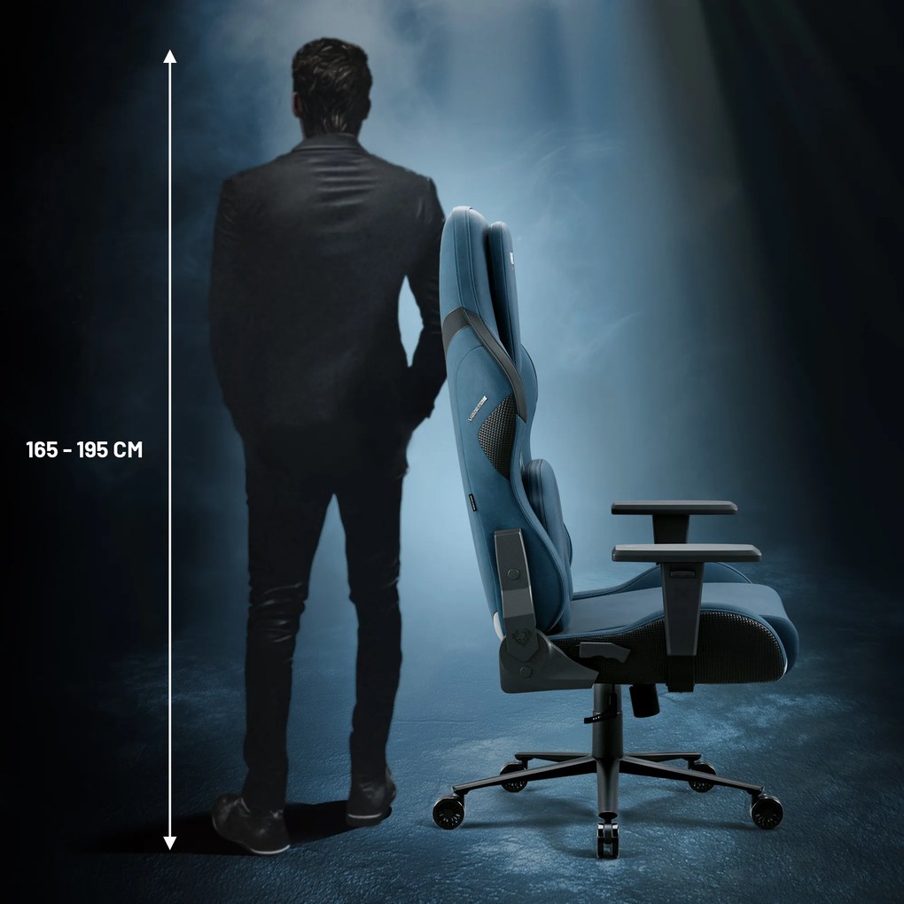 Gamer szék Normal Size, kék-fekete: Diablo X-One Prime Meta Ocean