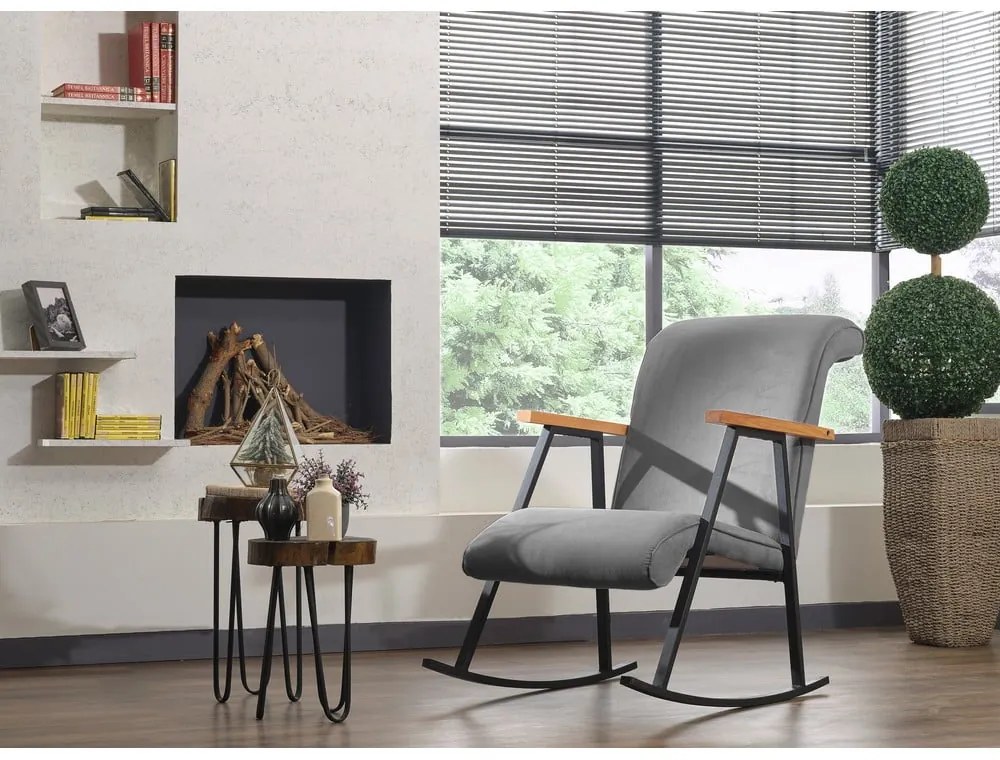 Szürke fotel Yoka – Artie