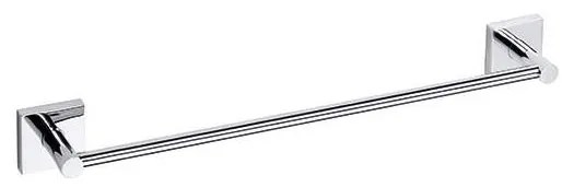 Törölközőtartó, 65,5x5,5 cm, ezüst