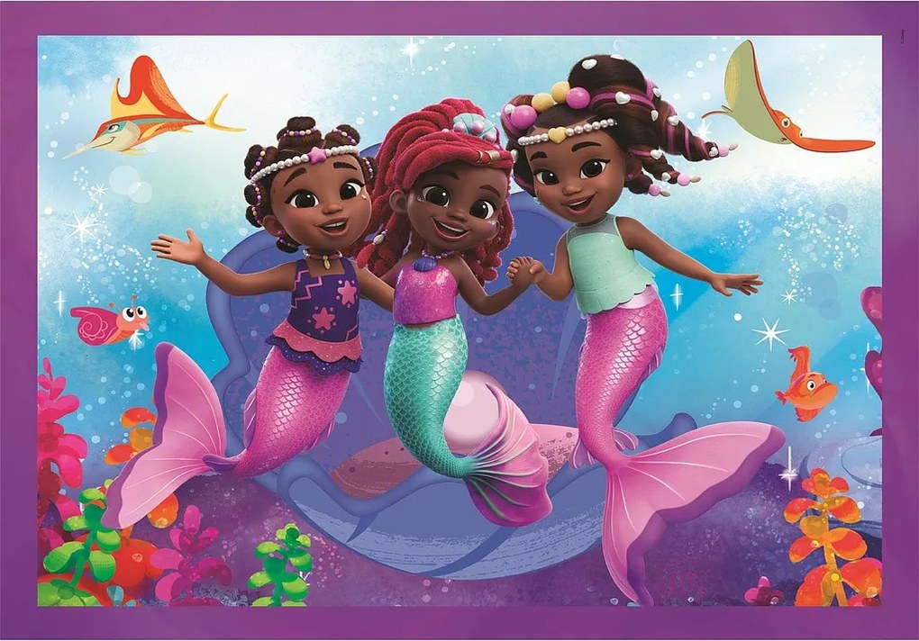 Disney Hercegnők Junior Ariel 4 az 1-ben puzzle Clementoni