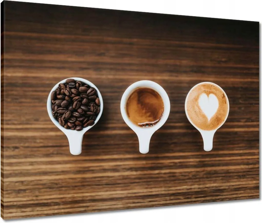 Vászonkép 80x60 Kávé a csészék szakértőjének