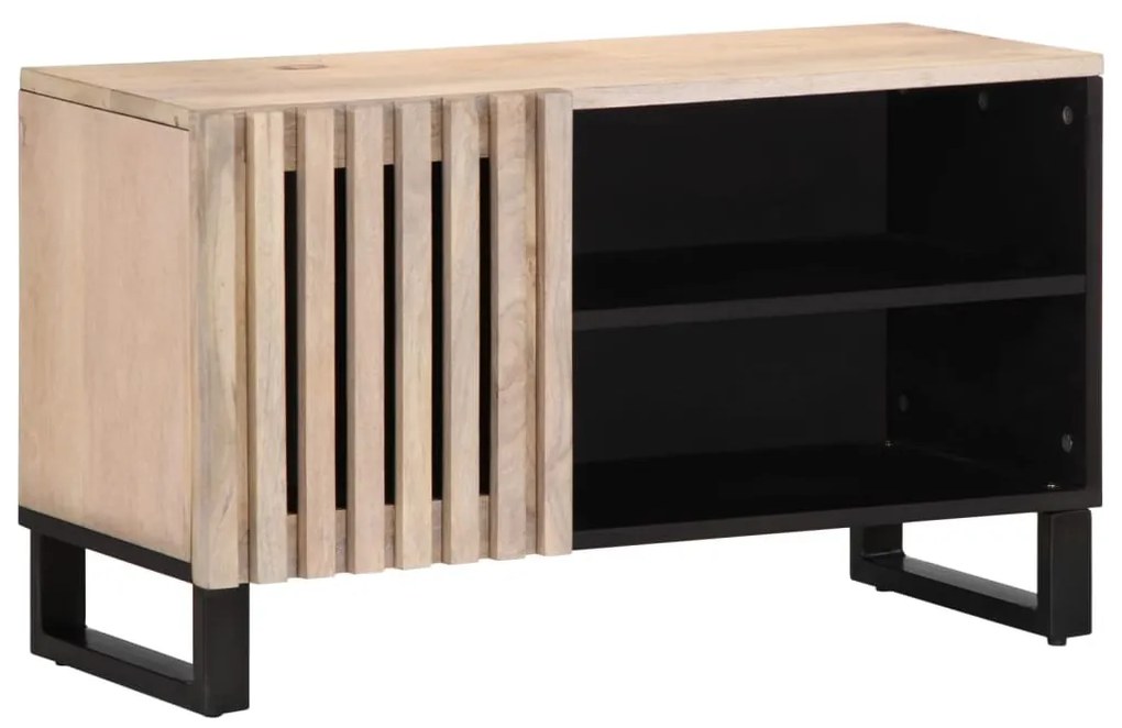 tömör mangófa TV-szekrény 80 x 34 x 46 cm