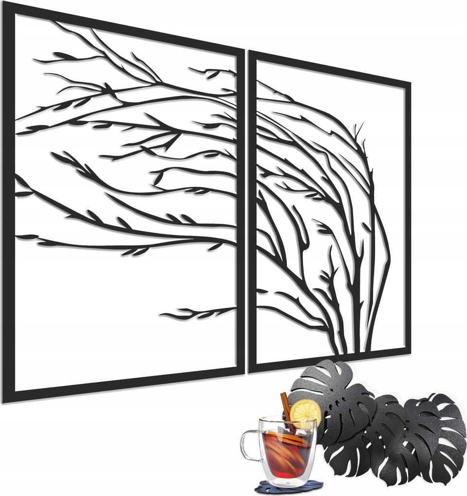 Faliképek áttört panelek áttört dekoráció nappali fa 59x95