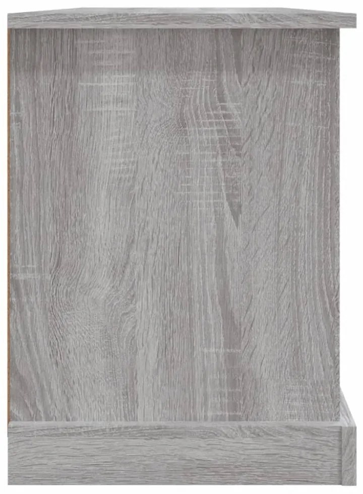 szürke sonoma színű szerelt fa TV-szekrény 99,5x35,5x48 cm