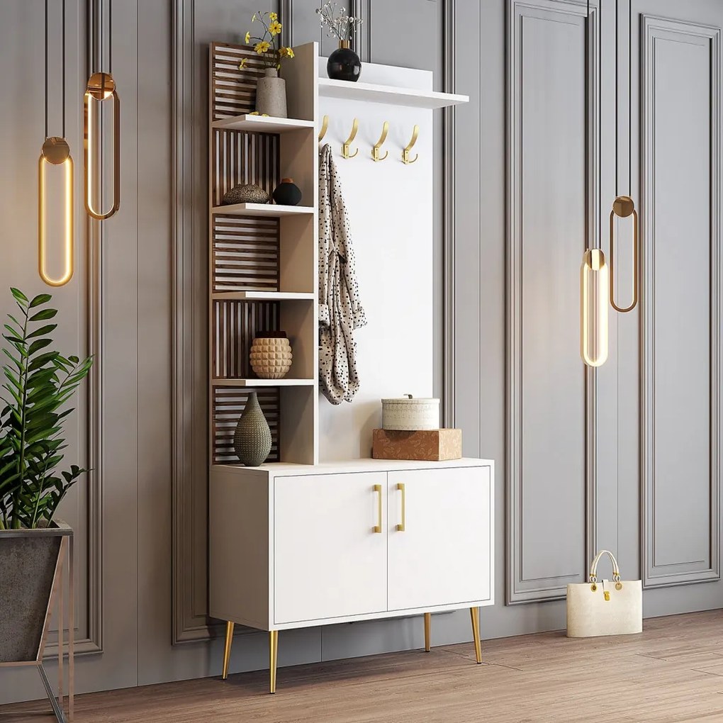 Viyana D - White, Gold