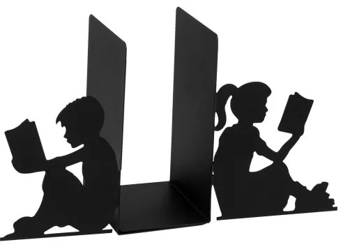 Könyvtámasz 22x40,5 cm fekete