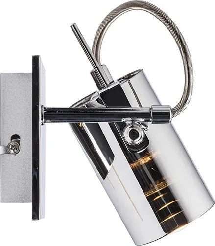 RENDL BUGSY I nástěnná chromované sklo 230V GU10 50W