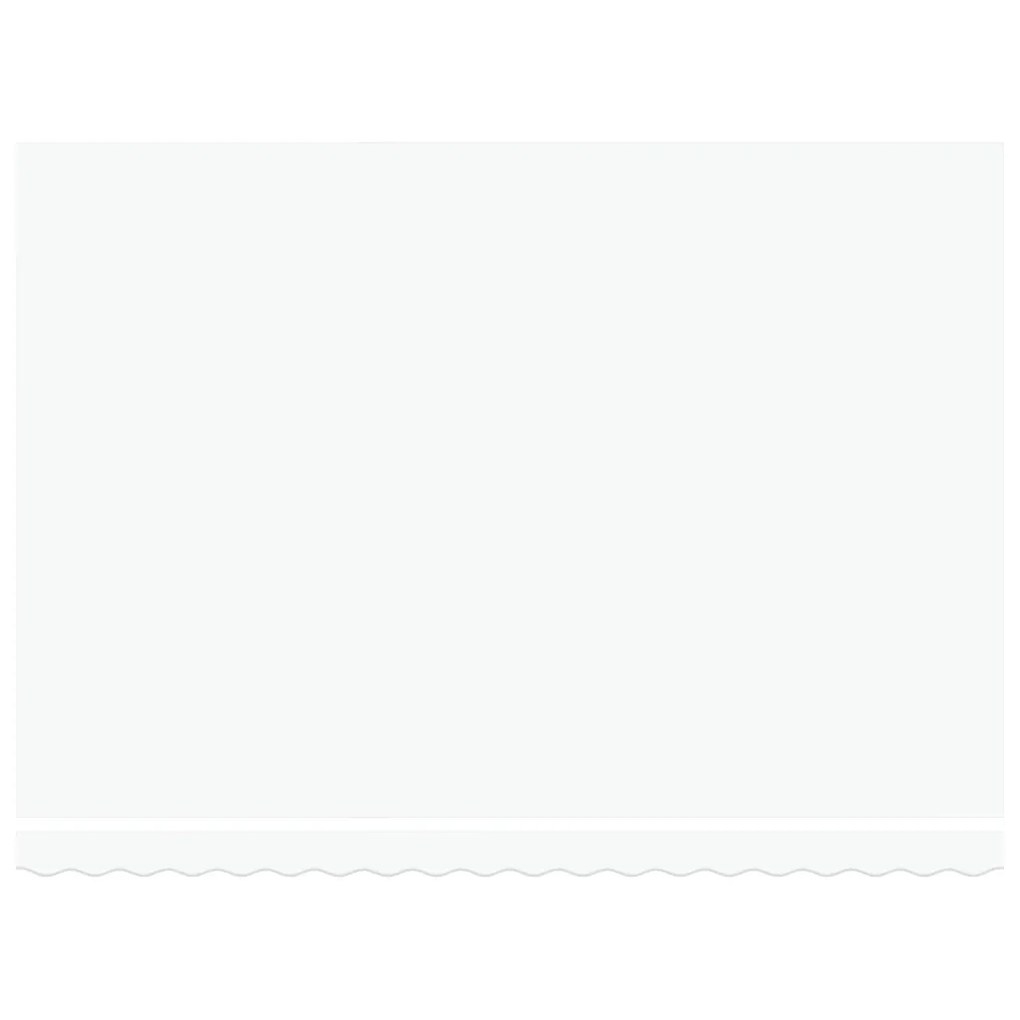 Behúzható napellenző Fehér 450 × 300 cm szövet