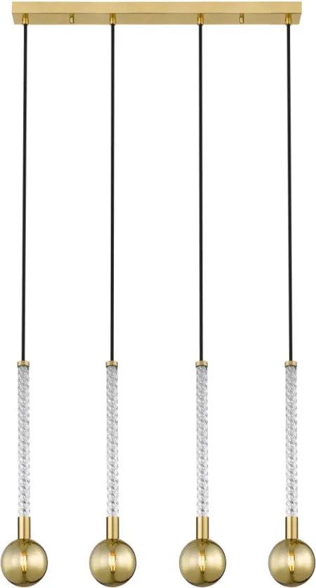 ZUMA LINE P0583-04A-2GHF MIDA Többágú Függesztett Lámpa Arany G9 IP20