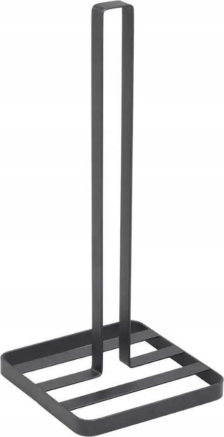 Papírtörölköző Tartó Állvány Fekete Fém Loft