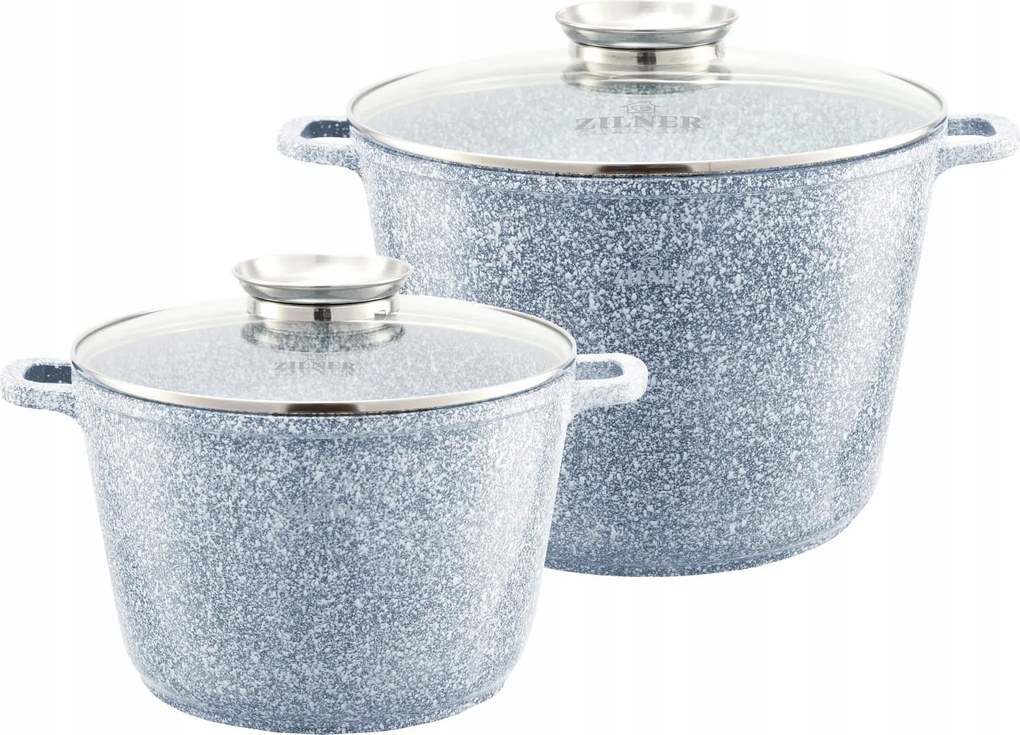 Márvány edénykészlet 4 El húsleves bográcsokhoz Zilner Edénykészlet