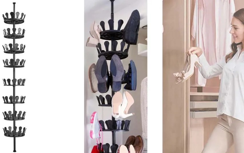 Teleszkópos cipőtartó állvány