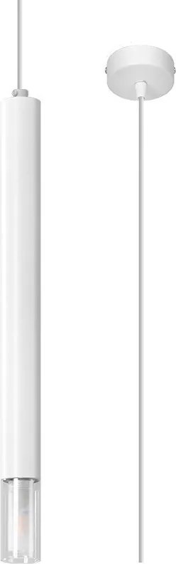 Fehér fém függőlámpa ø 8 cm Vittoria – Sollux