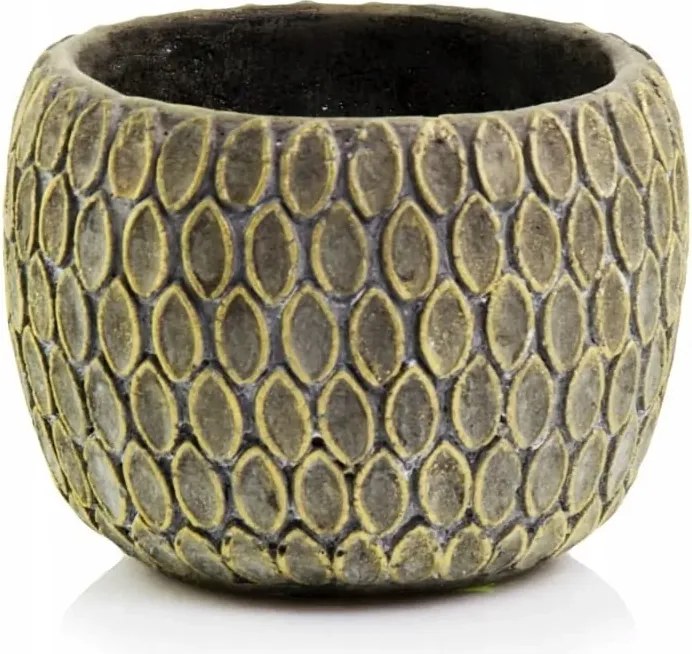 Fedél régi arany gömb sárgaréz 15x12 cm