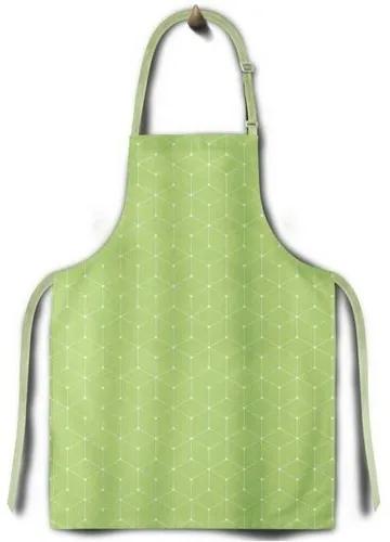 Domarex CookFun kötény, zöld, 65 x 75 cm