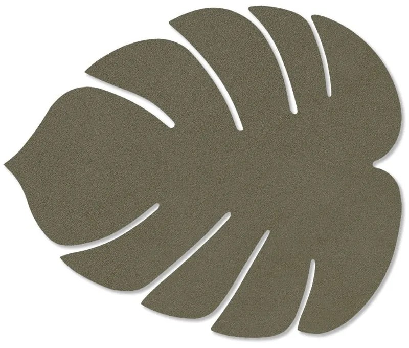 Öko bőr tányéralátét 22x26 cm Monstera Leaf Nupo – LIND DNA