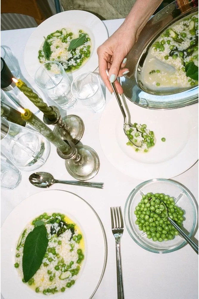 Ezüstszínű rozsdamentes acél evőeszköz készlet 16 db-os Grand Cru – Rosendahl