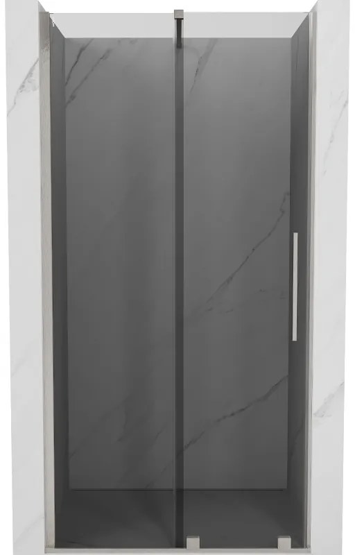 Mexen Velar, tolózuhanyajtó nyitáshoz 90 cm, 8 mm szürke üveg, csiszolt acél, 871-090-000-41-97