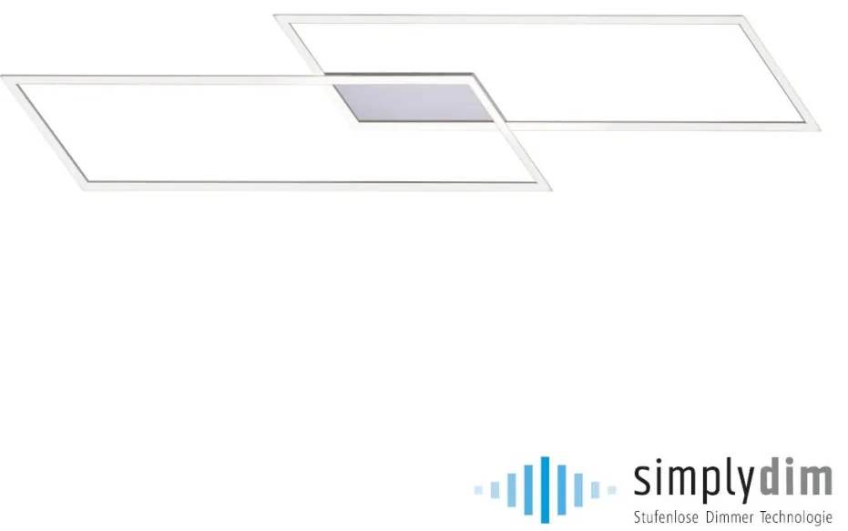 Paul Neuhaus INIGO 8194-55 Süllyesztett mennyezeti lámpa 2x20W/LED 3000K 2700LM IP20