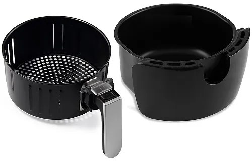 monzana® Forrólevegős fritőz FRYER 1 black - 9 az 1-ben érintőképernyővel 1485 W 3,6 l