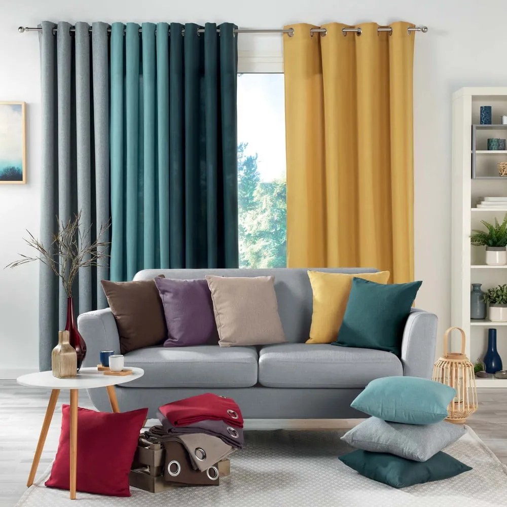 Kék függöny 140x280 cm Meliane – douceur d'intérieur
