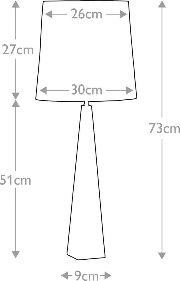 Elstead Lighting ASCENT ASCENT-TL-WHT Asztali lámpa 1x60W/E27