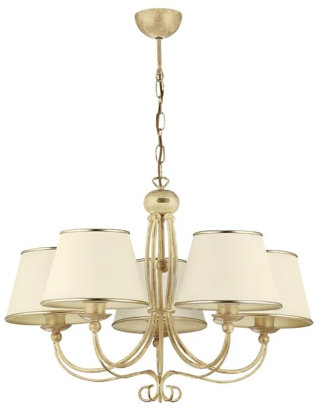 Jupiter 515 - LA-5-E - Függeszték LAURA 5xE27/60W/230V