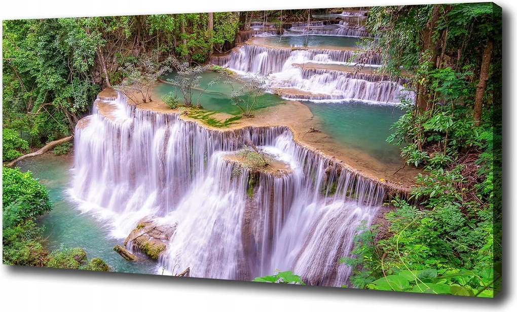 Vászonkép Thaiföld vízesés 100x70 cm