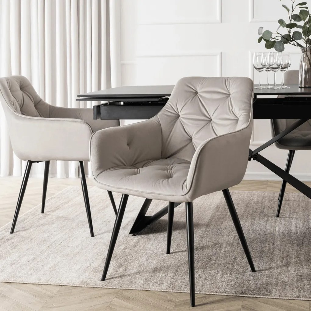 Szürke Bársony Étkezőszék. MODESTO