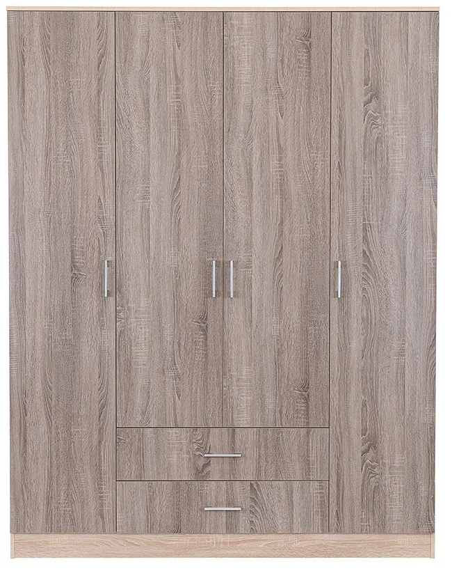 Miami gardróbszekrény 160x205 cm yorki tölgy-sonoma tölgy