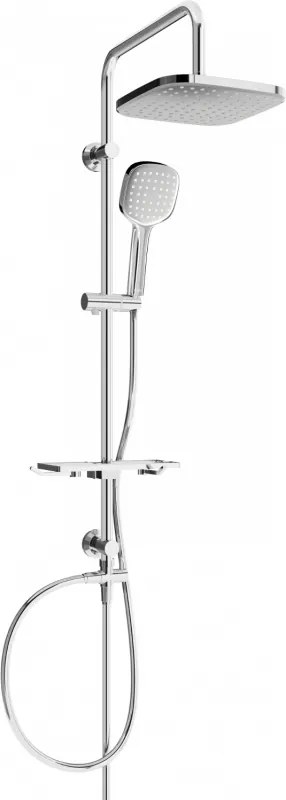 Mexen T33 zuhanyoszlop, króm - 798333393-00