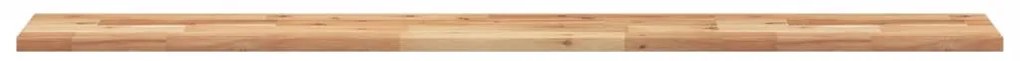 4 db olajbevonatú tömör akácfa függőpolc 140 x 20 x 2 cm