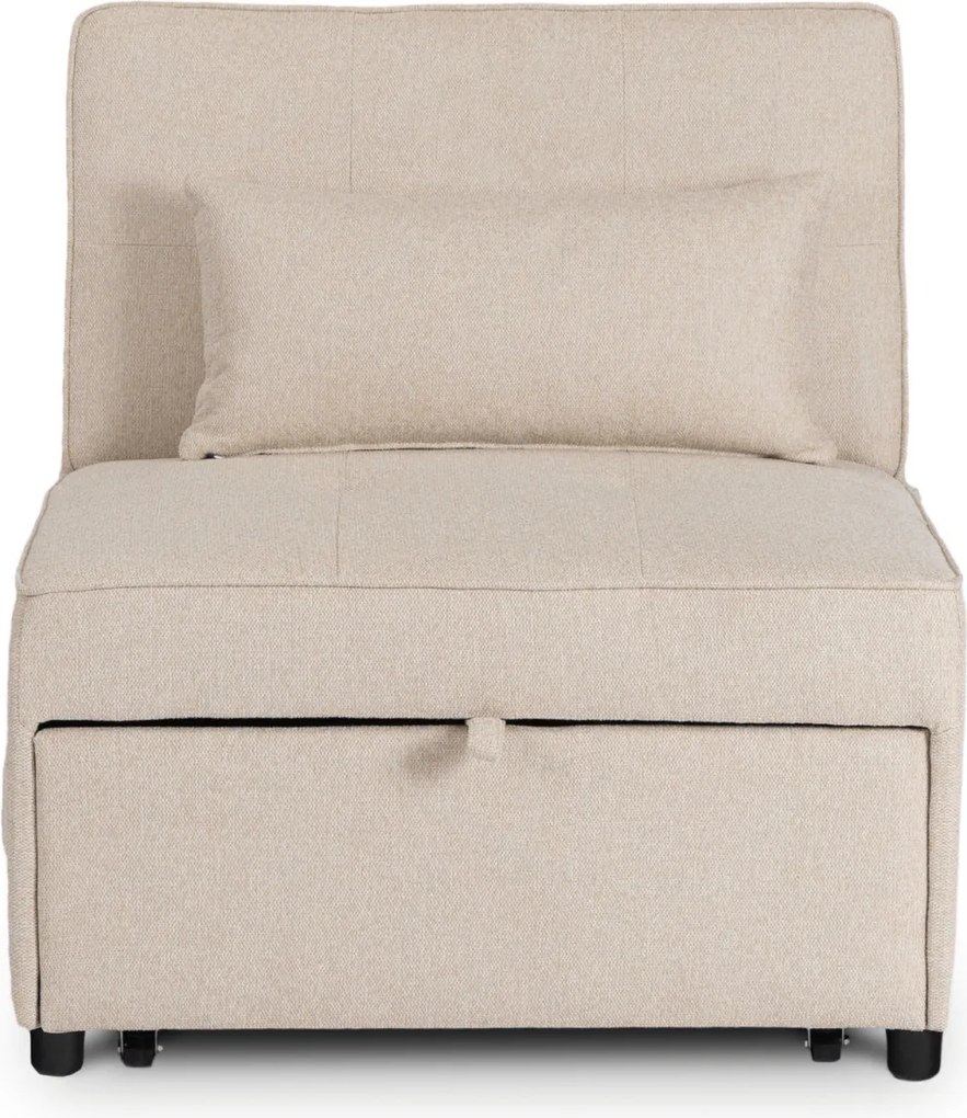 Dönthető, alvófunkciós fotel iberis 80 cm bézs, fotel