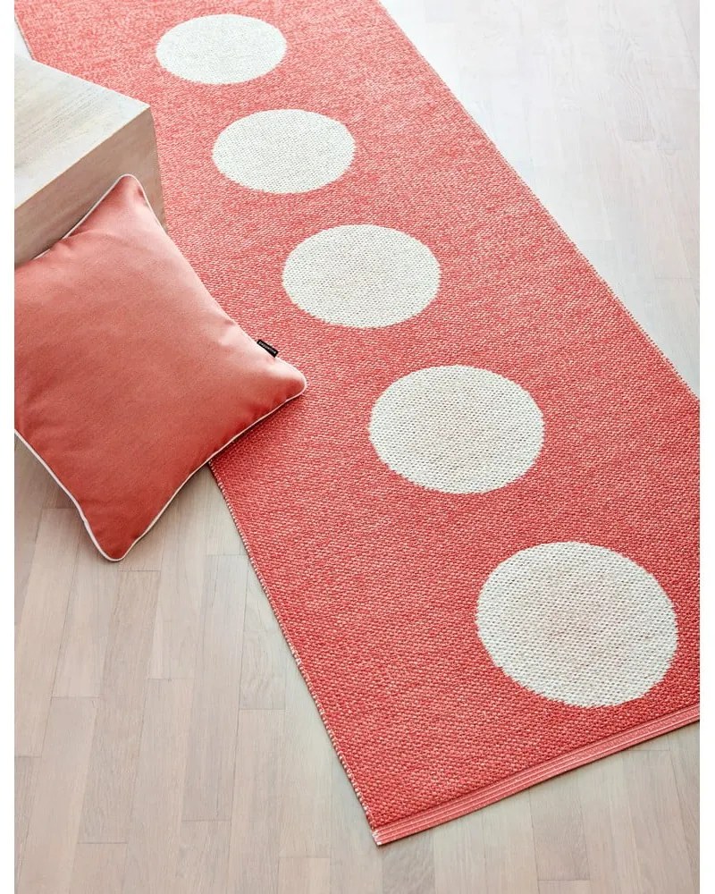 Lazacszínű kültéri-beltéri futószőnyeg 70x300 cm Vera Flamingo – Pappelina