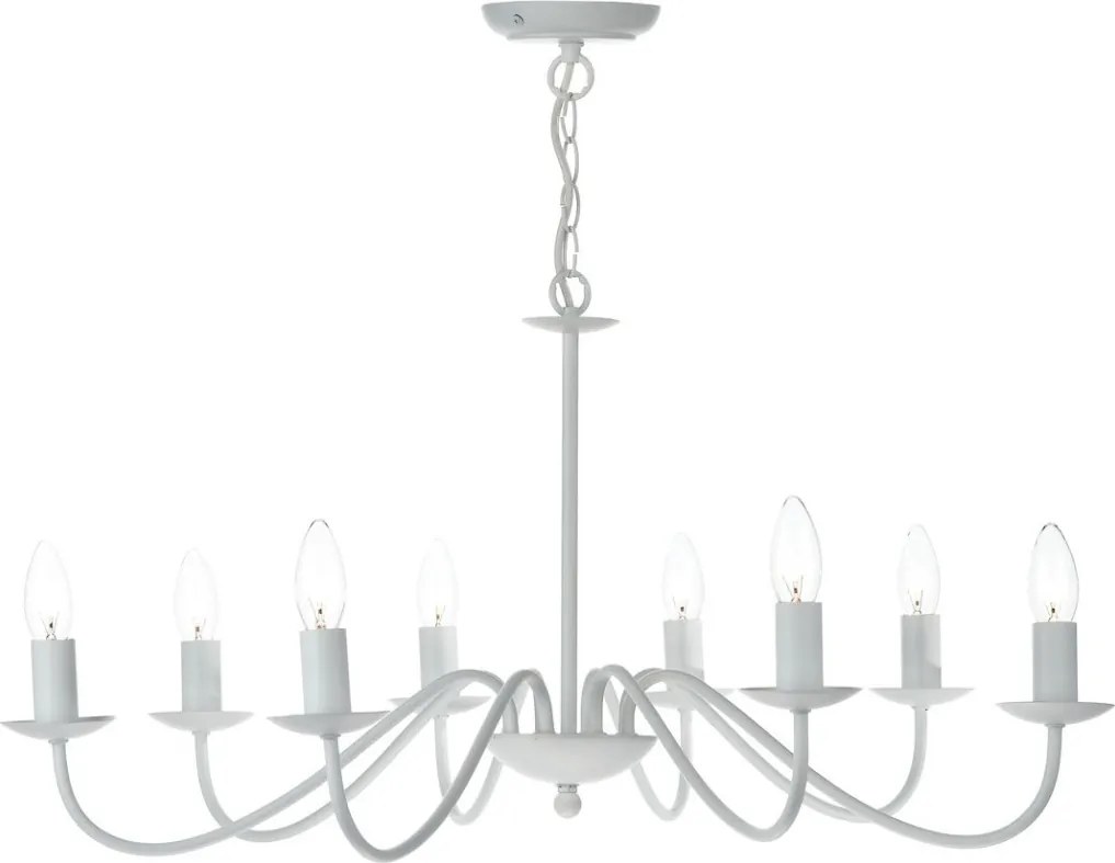 DAR LIGHTING IRW0802 IRWIN Modern Csillár Fehér E14 IP20