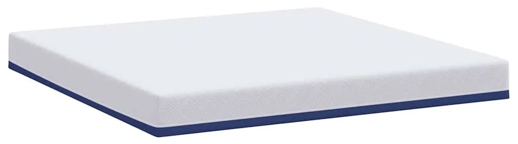 Matrac Fehér és kék 200 x 200 cm Hab